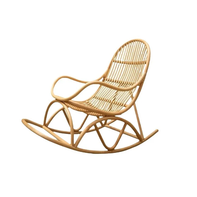 Garden rocking chair simple leisure rocking chair bedroom Internet celebrity outdoor rattan chair balcony