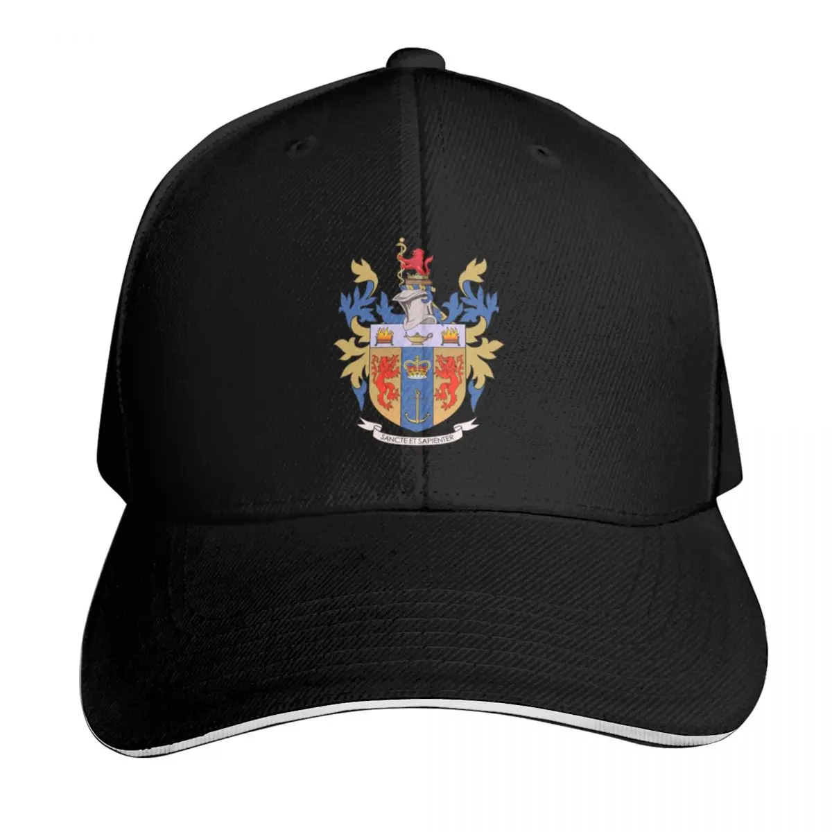 

King's College London seal Baseball Cap Sunscreen Bobble Hat hats for men For Women Men's
