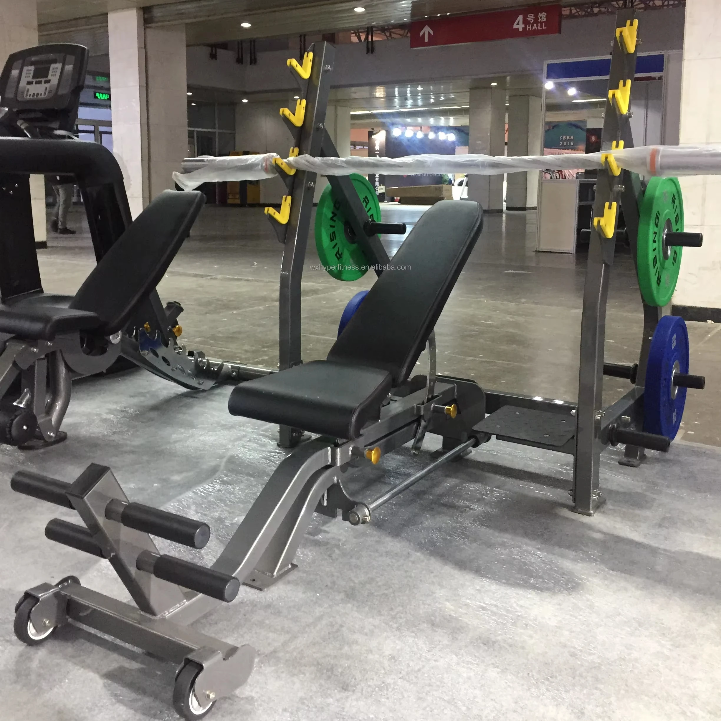 

Commercial Gym Fitness Equipment Factory Sales 3-Way Adjustable Bench-Decline Incline Flat Foldable Metal From China