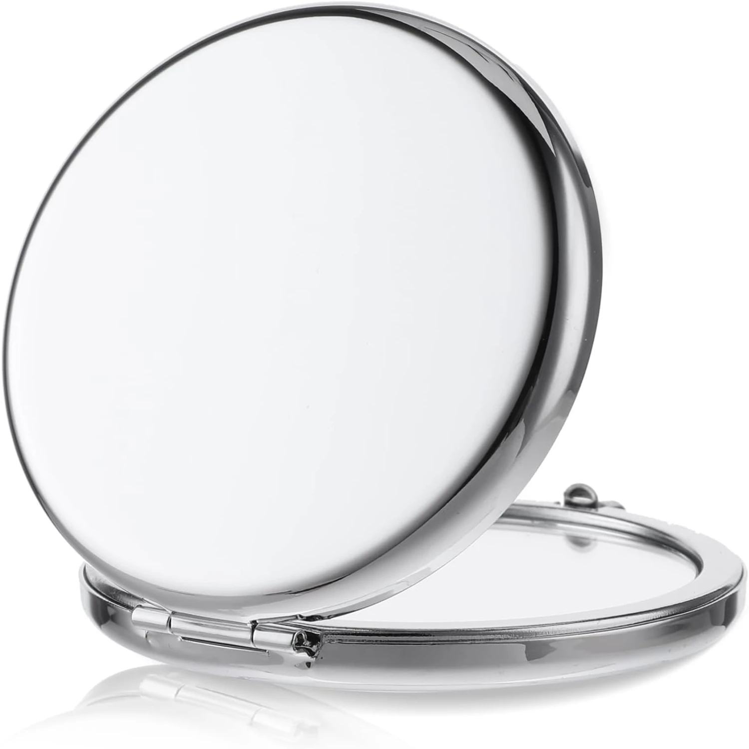 Compact  for Purse, Folded Double-Sided 2X Magnifying Travel Compact Mirrors, Portable Small Travel Makeup  for Purse, Pocket an