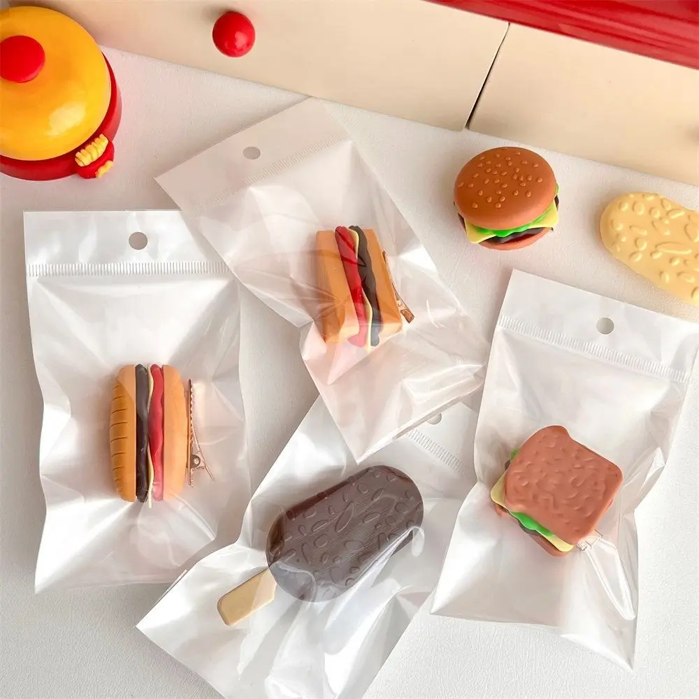 Sandwiches Simulation Food Hairpin Ice Cream Korean Style Barrette Cute Hair Clip Hamburger Women Hair Accessories