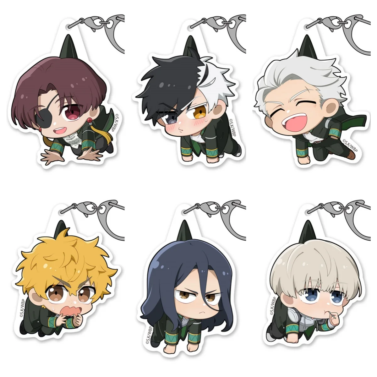 Hot Anime WIND BREAKER Cute Version Acrylic Keychain Pendant Bag Car Keychain phone Accessories  present Firend Christmas Gifts