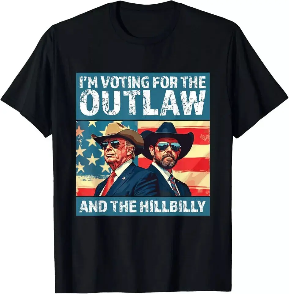 I'm Voting For The Outlaw And The Hillbilly Trump Vance 2024 T-Shirt