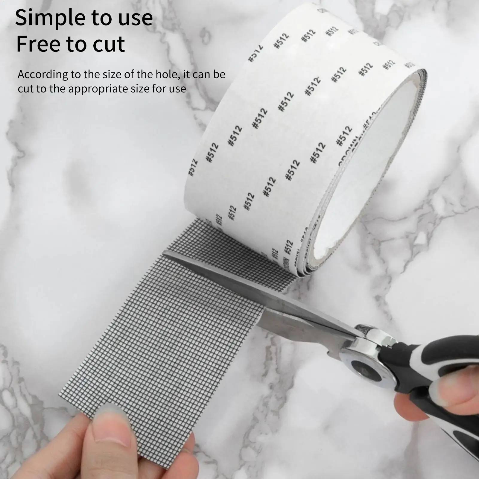 

2m Window Screen Repair Kit Tape For Window Screen And Screen Door Tears Holes Strong Adhesive Tape Fiberglass Covering Mesh