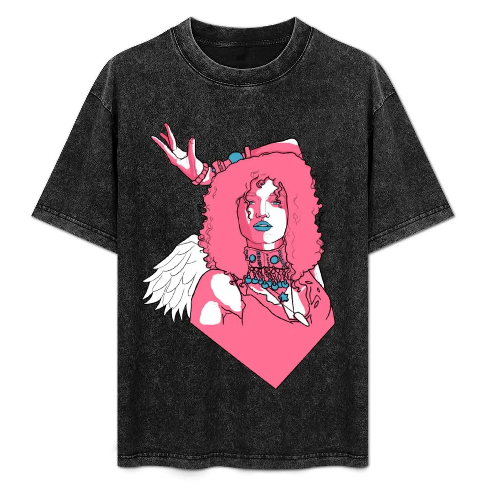 

Angel - Pose T-Shirt boys whites korean fashion mens champion t shirts