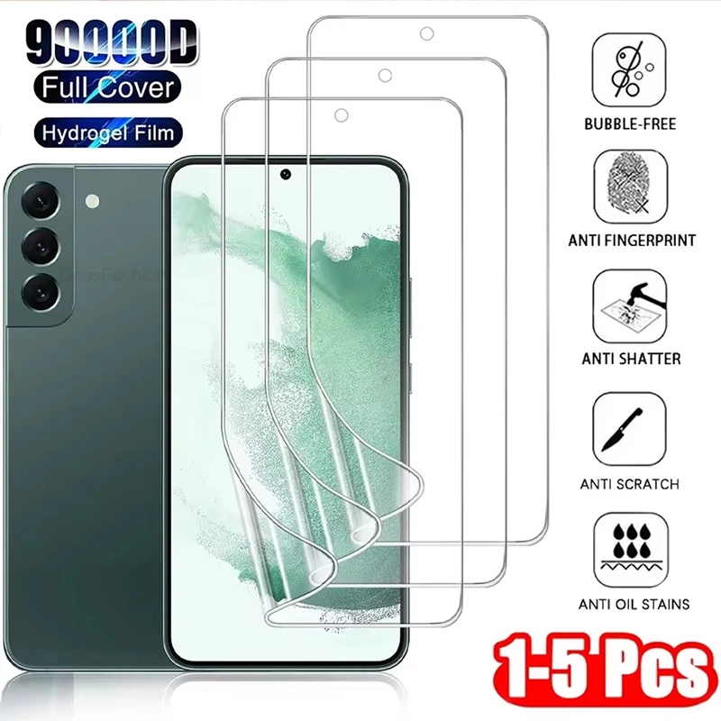 1-5 Stück Full-Cover-Hydrogel-Folie für Poco X8 Pro Max Displayschutzfolie Poco M8 F8 Pro F8 Ultra M7 F7 X7 Pro HD Klare Weichfolie