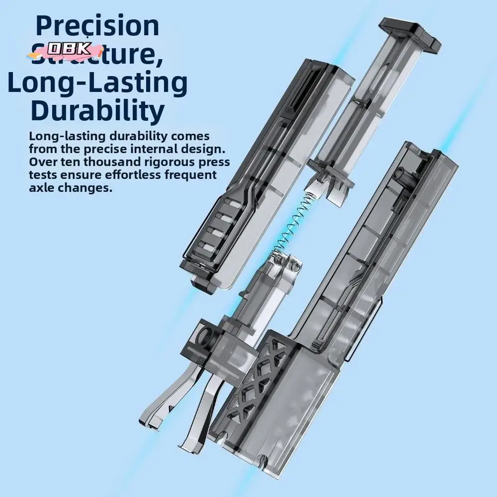 

2 in 1 Keys Caps Puller Multifunction DIY Keyboard Action Adjuster Portable Four-Jaw Design Keycaps Remover Tool RGB Keyboard