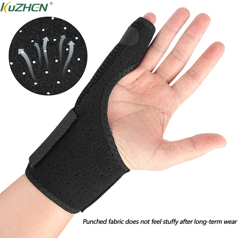 1Pc Finger Clamp Little Finger Strap Fingers Aluminum Plate Supported Tendon Sheath Gloves Protective Little Finger Wrist Guard