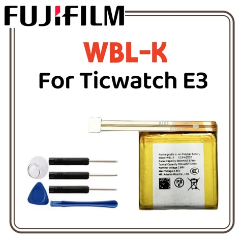 New 390mAh Battery WBL-K For Ticwatch E3 E 3 Smart Watch + free tools