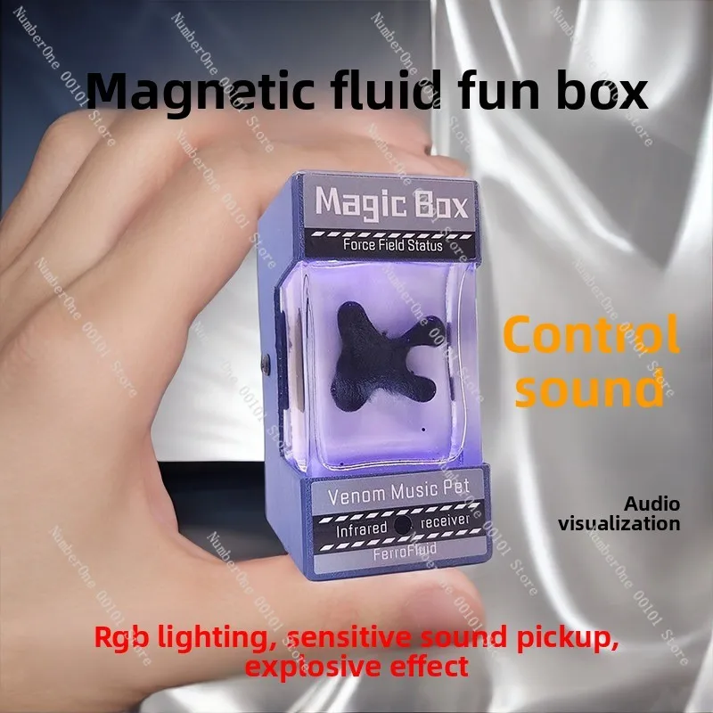 Magnetic fluid music visual pickup rhythm light venom table night light ornament creative gift birthday gift