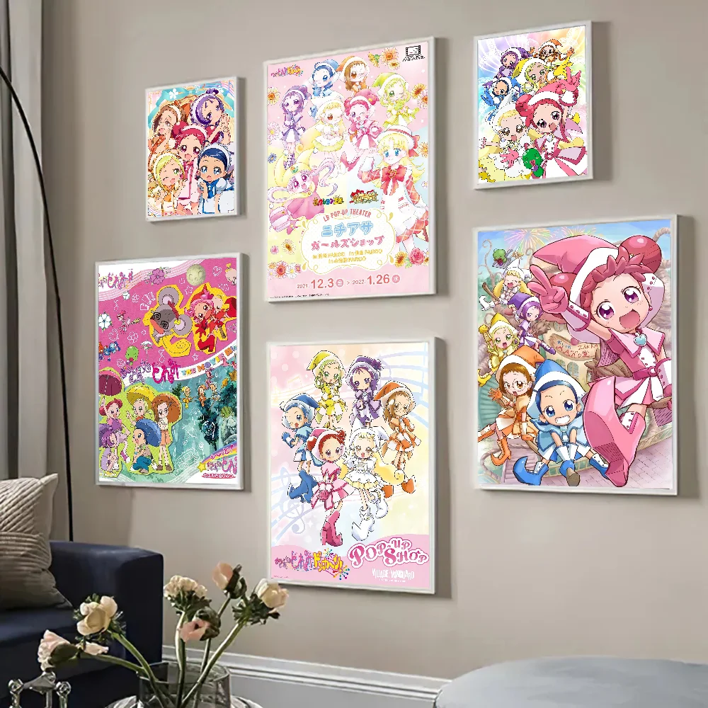 ملصق لاصق سحري أنيمي من DoReMi ، مطبوعات ورق أبيض ، عمل فني شمالي ، ديكور منزلي ، ذاتي الصنع #3