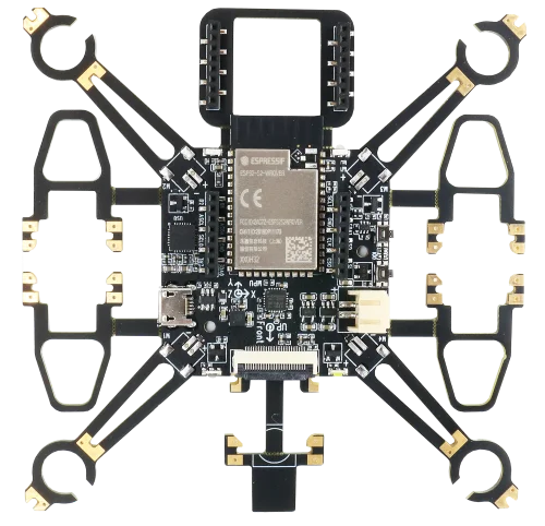 Crazyflie-Wifiリモコン付きのオープンソース四重飛行ロボット,esp32s2,esp32,esp-dronモデル