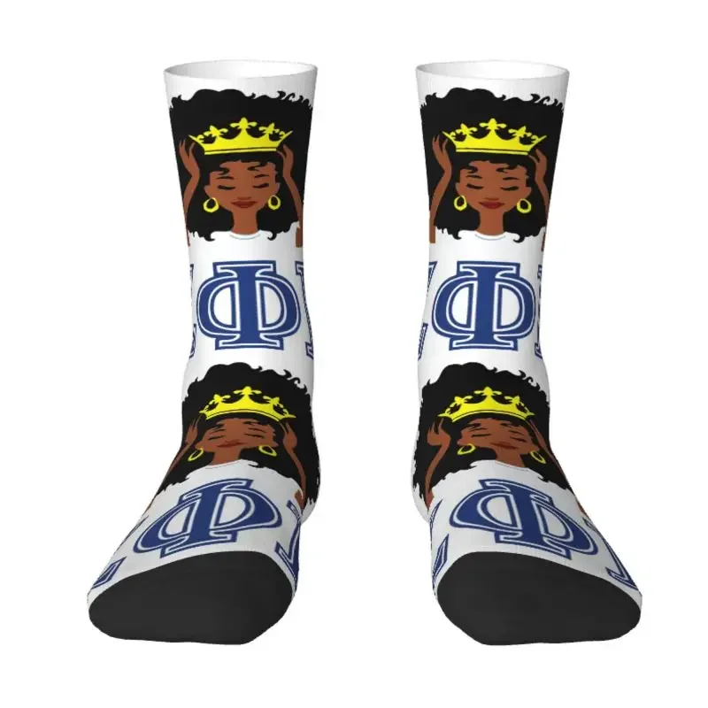 

Harajuku Zeta Phi Beta Socks Men Women Warm 3D Printing Football Sports Socks