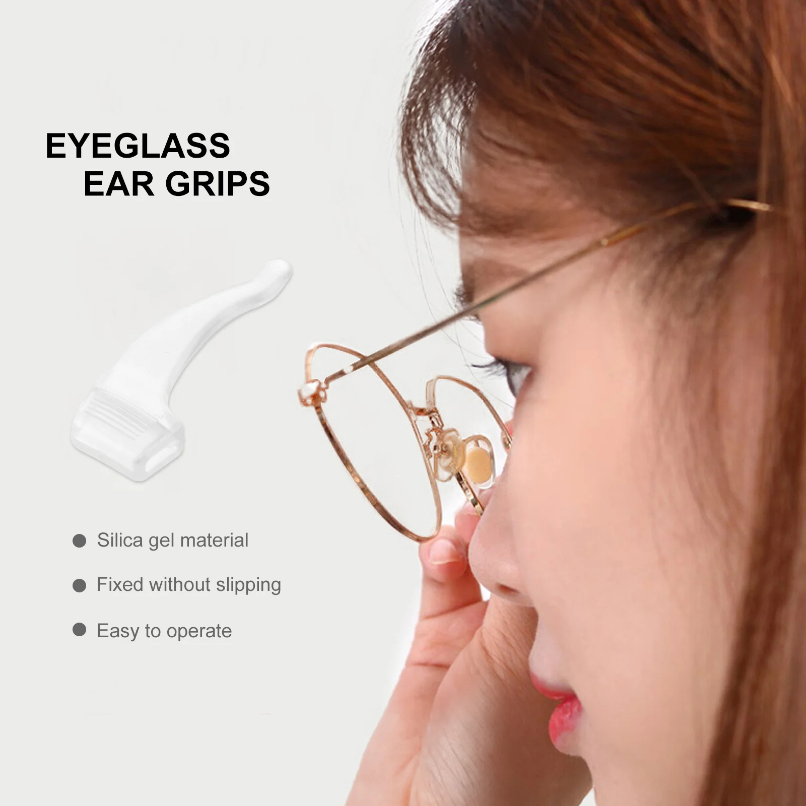 

Antiskid Pad Eyeglass Ear Pads 3Cm Silicone Transparent For Running Sports Non-Slip Eyewear Accessories