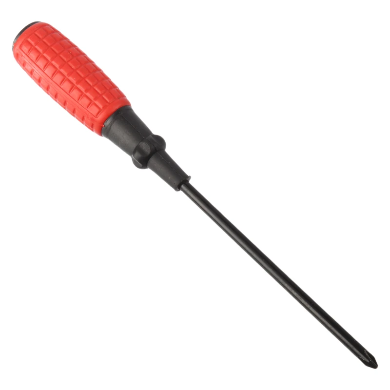 Rubber-coated Anti-slip Handle One-word screwdriver Strong Magnetic Steel Screwdriver 5 Inch