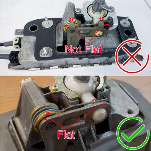 Imagen 2 del producto Kit de reparación de caja de cambios mejorada para VW Audi Seat Skoda, palanca de cambios MT, Selector de cambio, casquillos de conexión, piezas de repuesto de transmisión