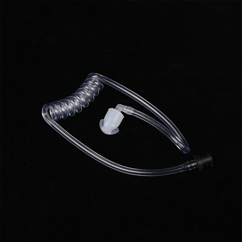 Transparent Coil Acoustic Air Tube Earplug Replacement For Radio Earpiece Headset For Motorola For Baofeng Radio