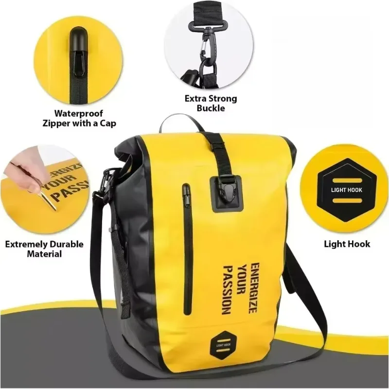 

Stylish Multifunctional 100% Waterproof Bicycle Bag Bicycle Luggage Bag Bicycle Saddle Travel Bag Bicycle Accessories