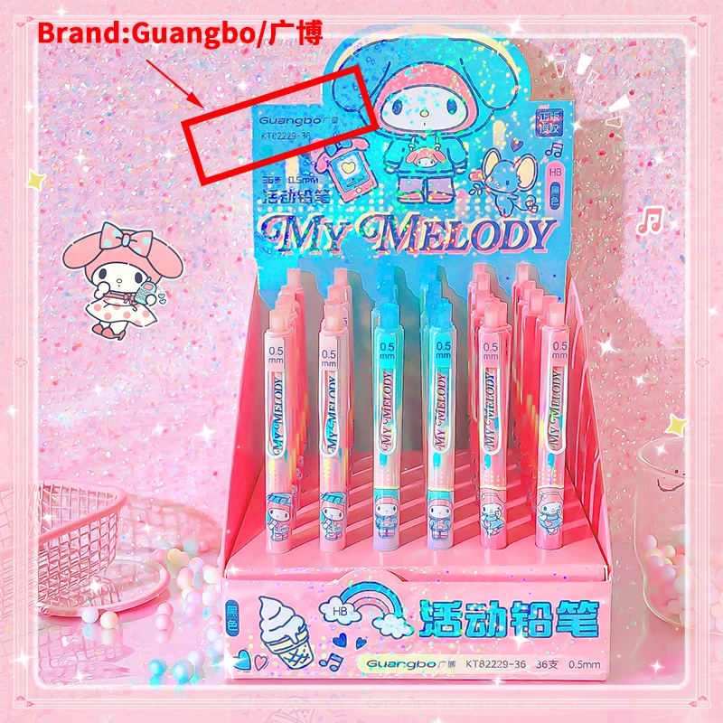 sanrio stationery supplies school useful stationery back to school supplies drawing My Melody 0.5mm mechanical pencil set