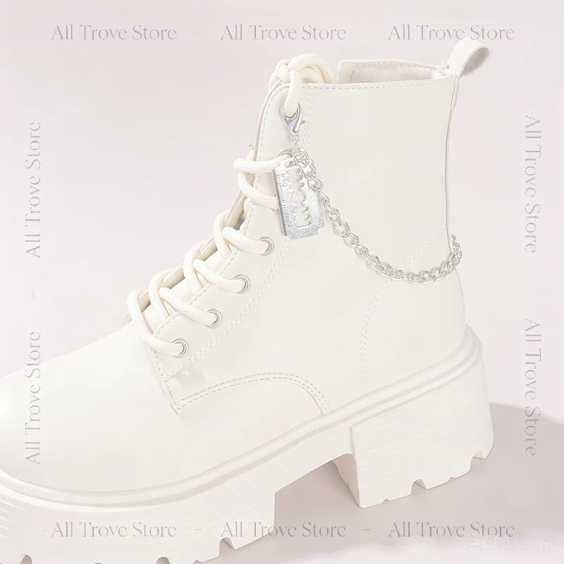Gothic Punk Boot Shoe Chain Decor with Easy-Release Buckle Mechanism DIY Accessory for Shoes