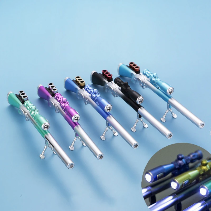 30-pcs-lot-creative-gun-shape-light-gel-pen-creative-05mm-black-ink-neutral-pens-gift-stationery-office-school-supplies
