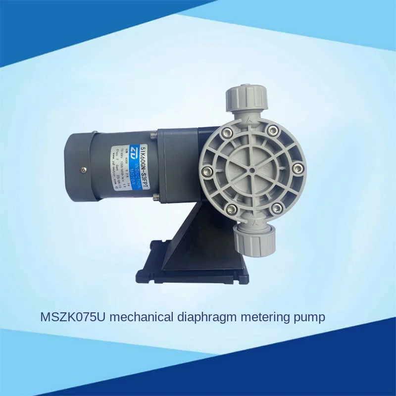 

MSZK075U mechanical diaphragm metering pump large flow mechanical pump PP pump head corrosion resistance