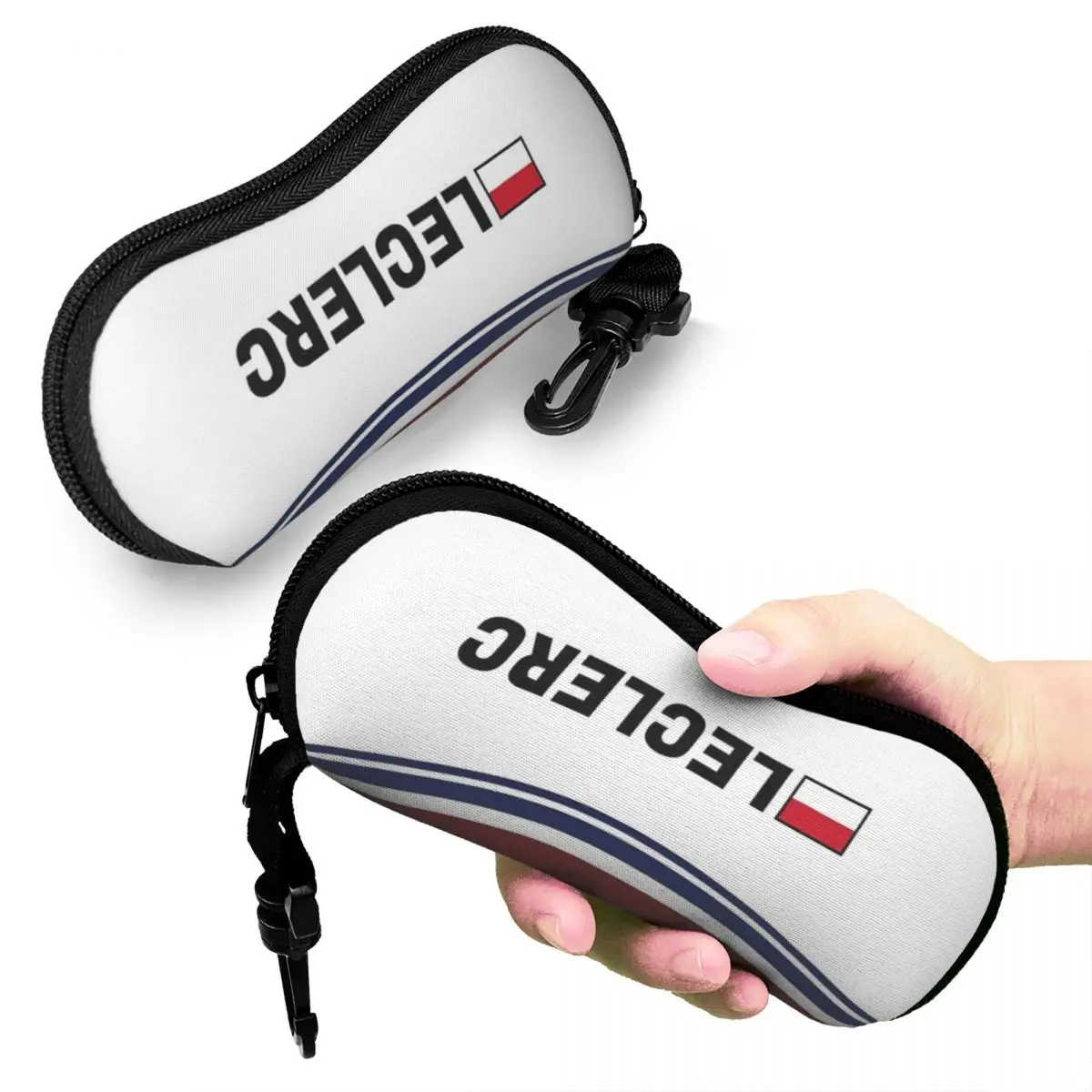 

F1 2018 - #16 Leclerc Shell Glasses Case Protector Sunglasses Box Women Men Soft Eyeglass Bag Pouch