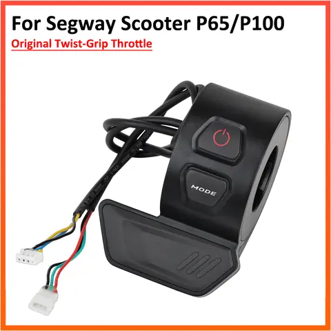 Segway Kickscooter P65 P100 전기 스쿠터 가속기 엄지 속도 컨트롤러 부품 용 기존 트위스트 그립 스로틀 Segway Kickscooter P65 P100 전기 스쿠터 가속기 엄지 속도 컨트롤러 부품 용 기존 트위스트 그립 스로틀