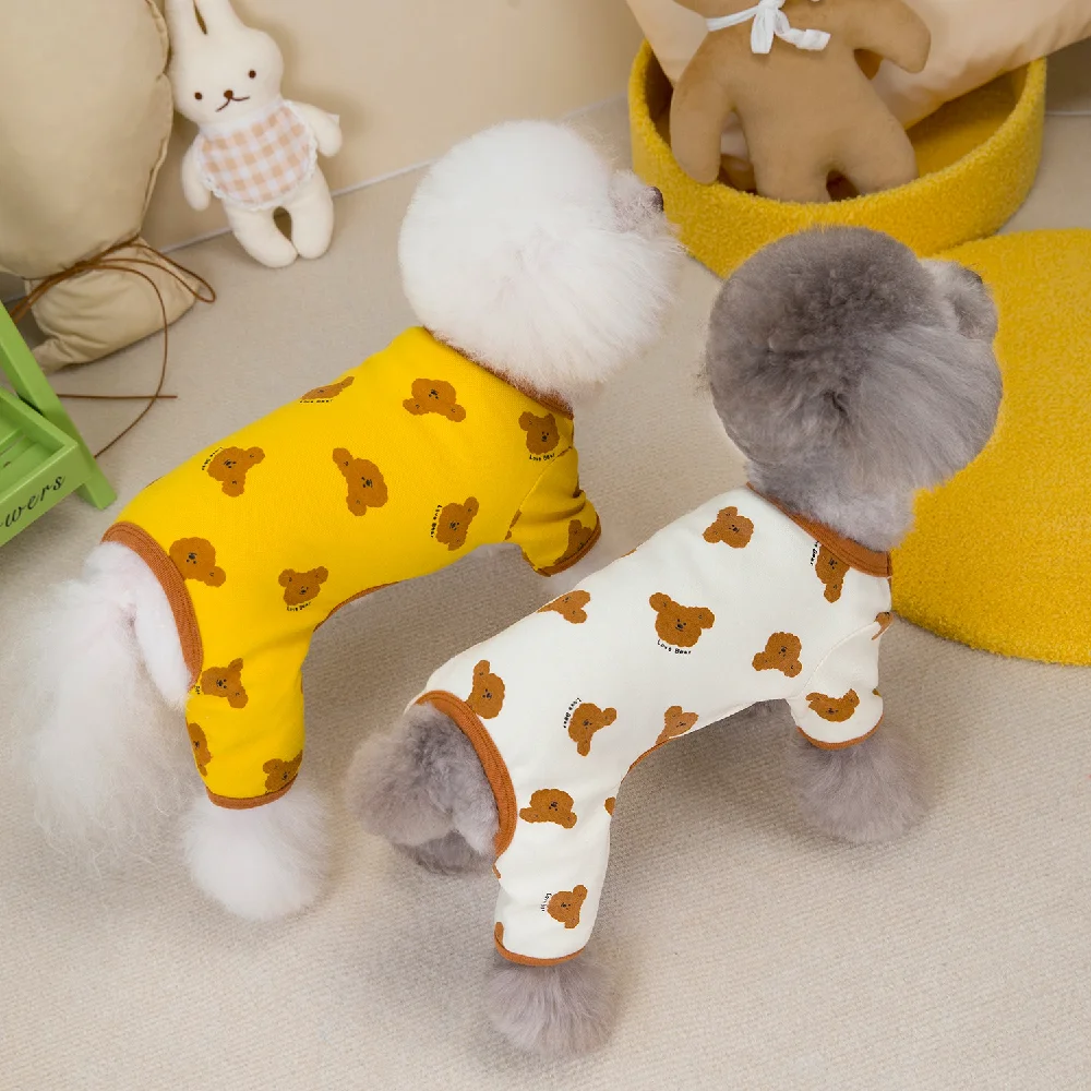For Dogs Jumpsuit Puppy Pajamas Small Medium Pet Clothing Elegant Four Legs Clothes Chihuahua Pomeranian Costume Pet Supplies