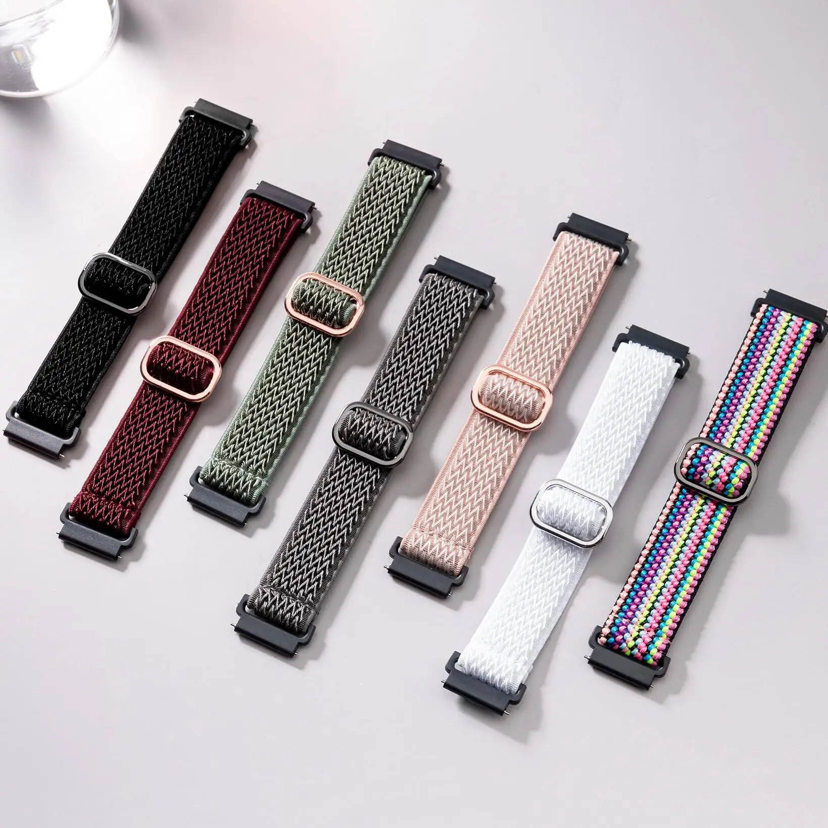 مضفر لساعة جالاكسي 8/8 كلاسيك/2025 الترا حزام 44 مللي متر 40 متر 47 مللي متر سوار كوريا مرن من النايلون لسوار سامسونج جالاكسي watch8