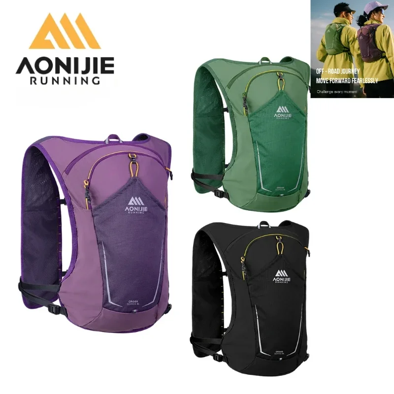 new-c9125-aonijie-trail-running-vest-backpack-8l-lightweight-breathable-water-backpack-for-hiking-camping-marathon-cycling-race