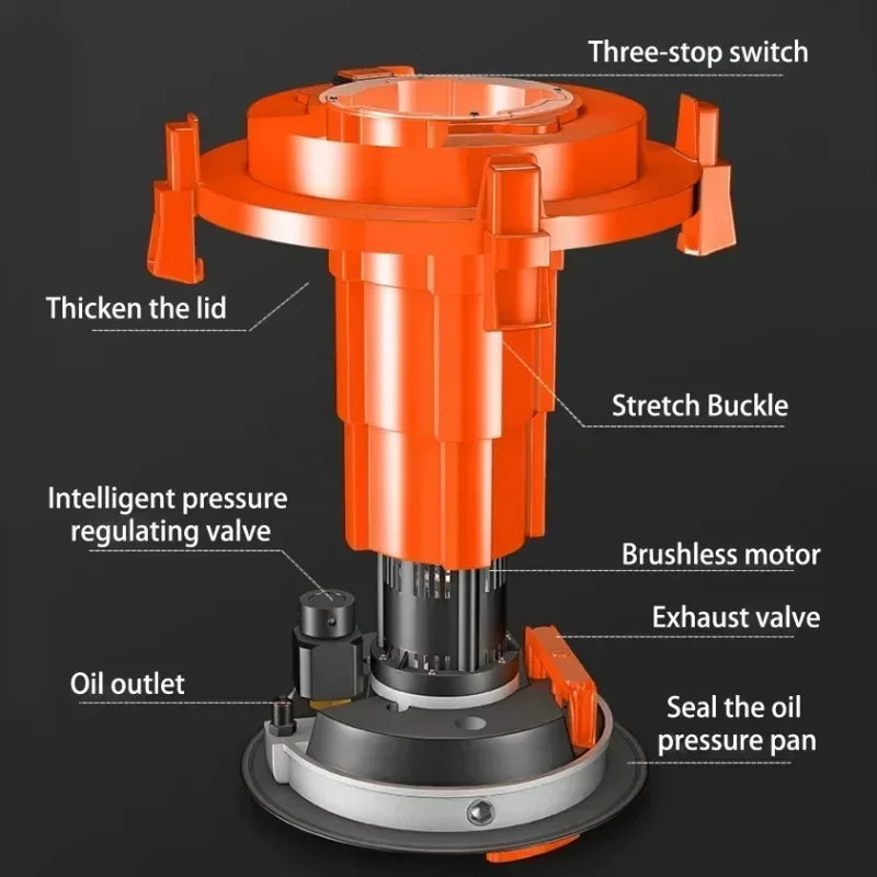 24V Automatic Barrel Grease Filling Pump, High Pressure Electric Grease Dispenser