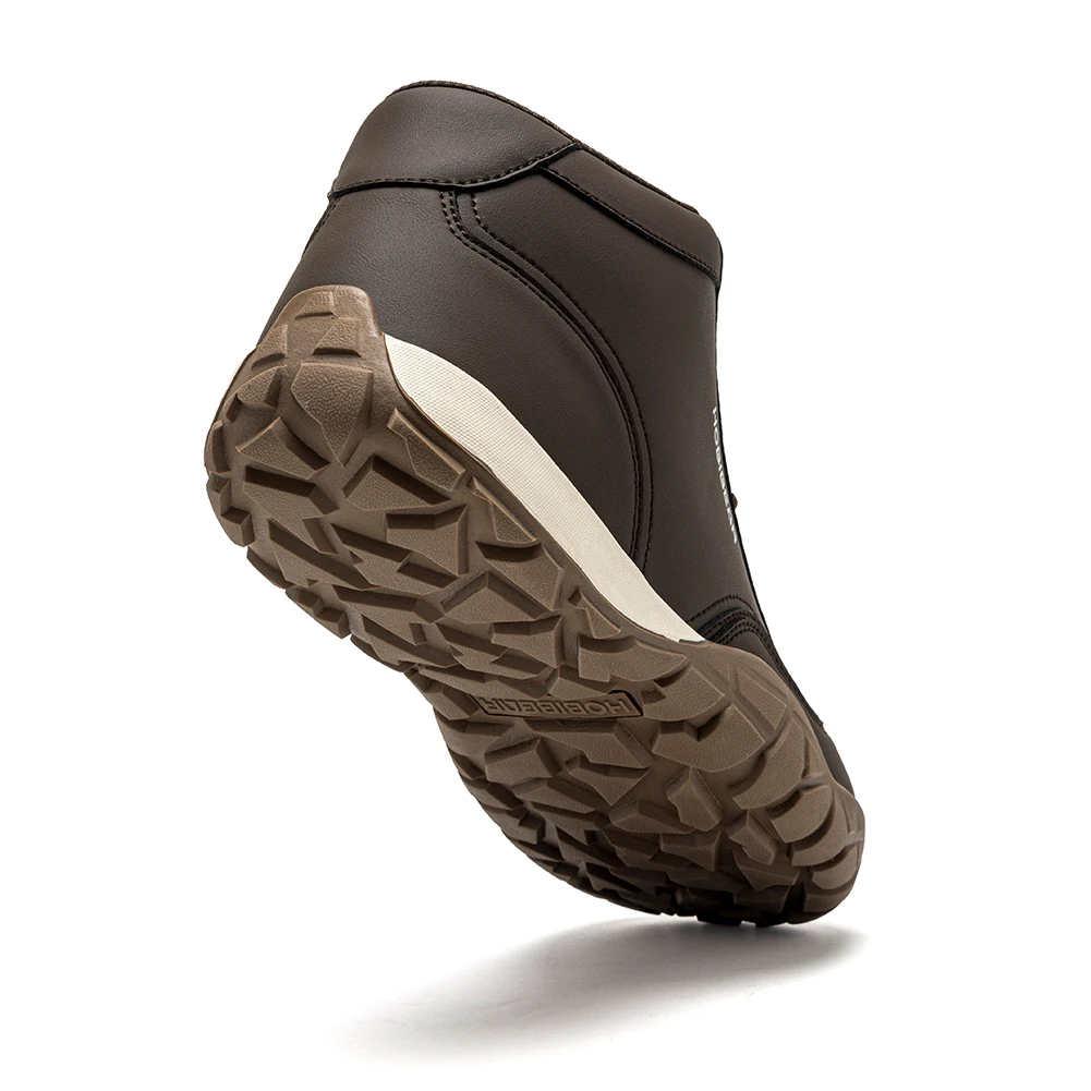 HOBIBEAR Mid-Top Wanderstiefel für Herren und Damen, breite Passform, Trailrunning-Sneaker, Outdoor-Wanderschuhe, rutschfeste Knöchelschuhe – Detail 8