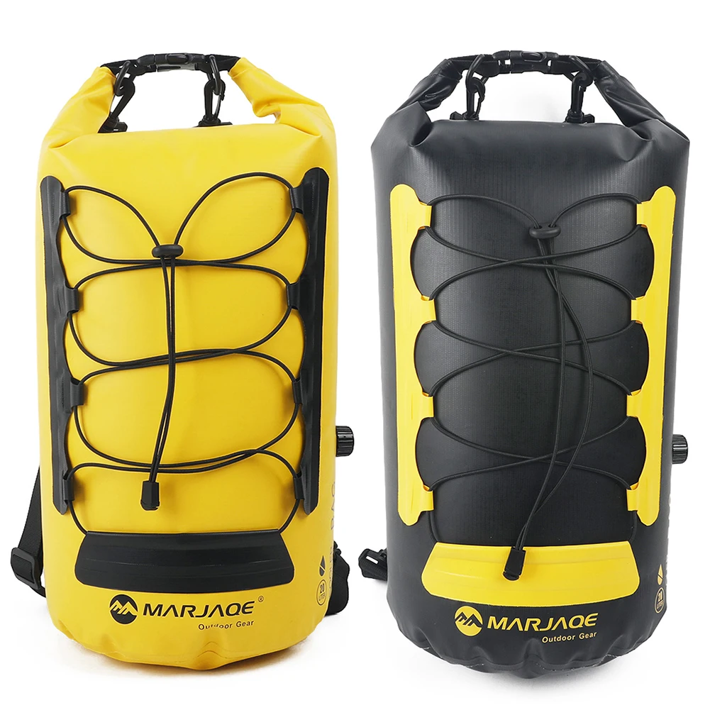 Mochila leve impermeável para caiaque, rafting, canoagem e natação, separação por úmido seco, armazenamento ao ar livre, 20L