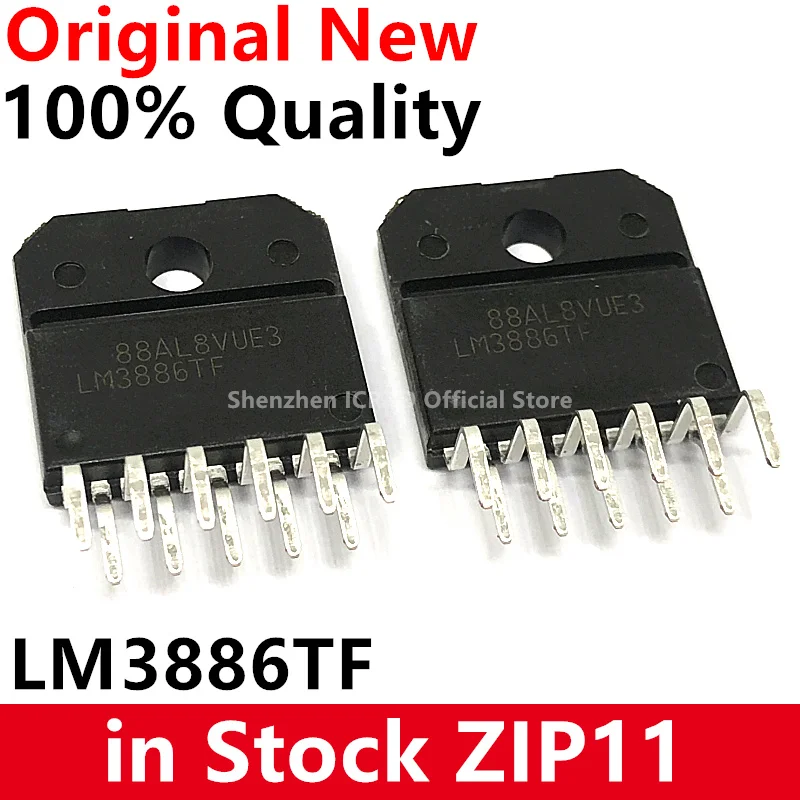 1-5PCS LM3886T LM3886TF In-line ZIP11 Audio Amplifier Chip Fever Power Amplifier Chip 100% brand new stock free shipping