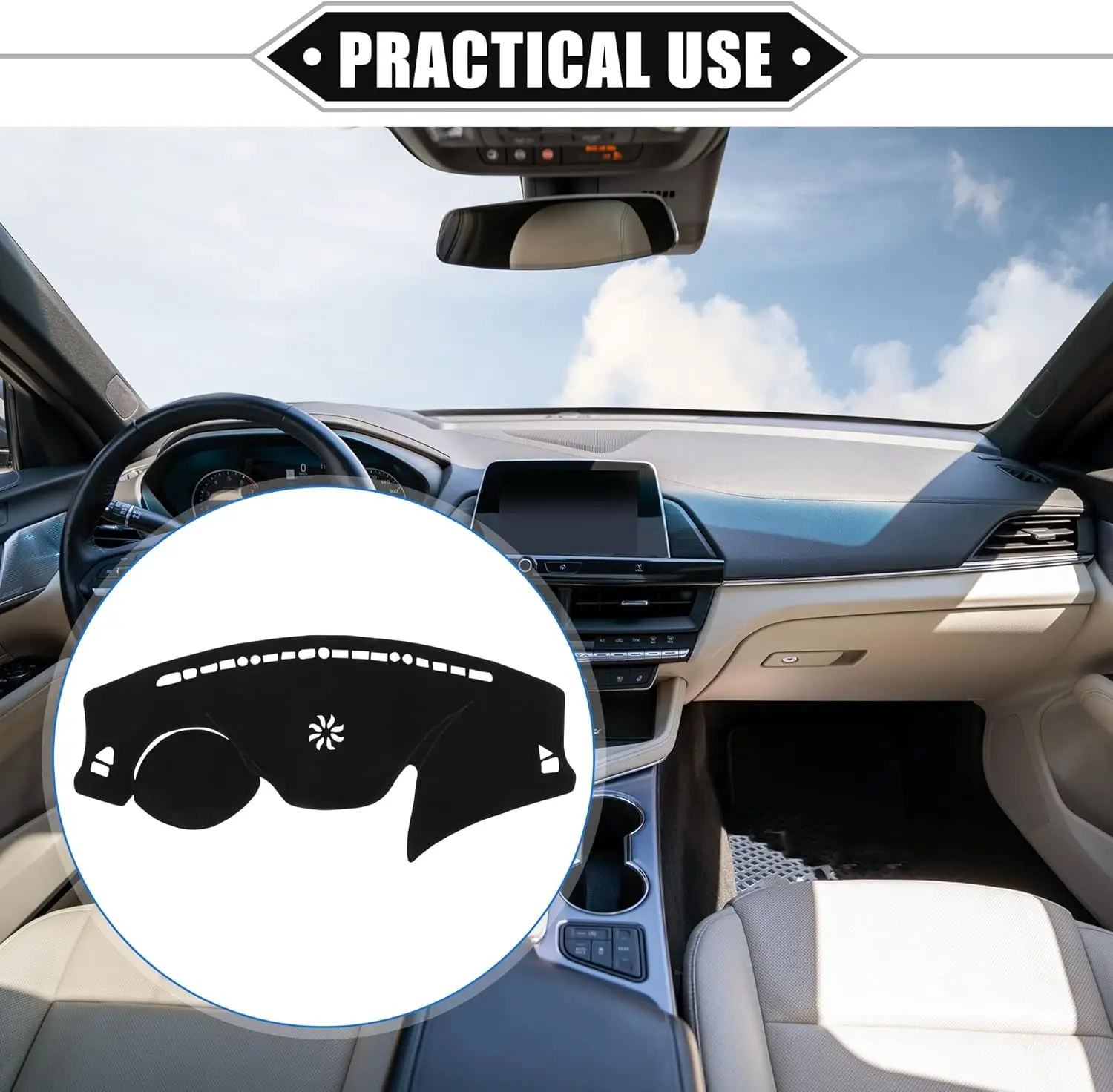 

LHD For Hyundai Veloster 2012 2013 2014 2015 2016 2017 2018 Dashboard Cover Board Anti-Slip Mat Protect Pad Car Sunshade Carpet