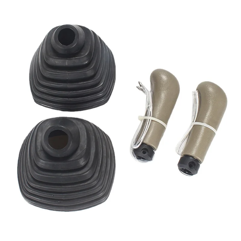 For  E320B/C/D Excavator joystick horn weightlifting handle rubber boot Operating rod accessories digger parts