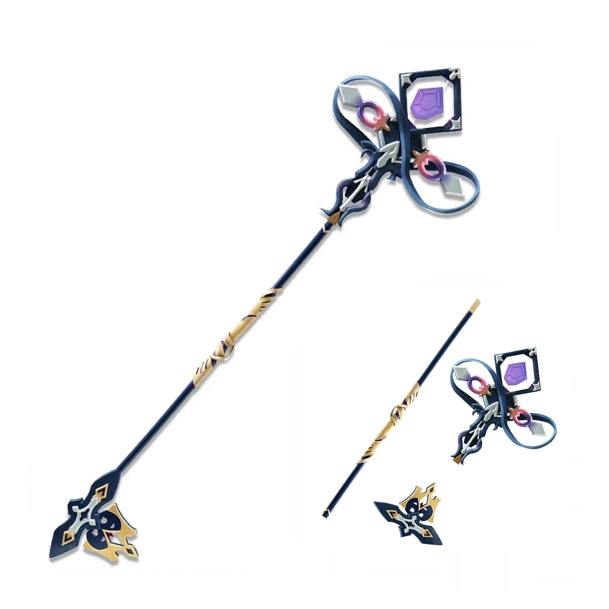 

Herta Cosplay Staff Prop - Honkai: Star Rail Anime Weapon Replica for Halloween, Cosplay & Conventions