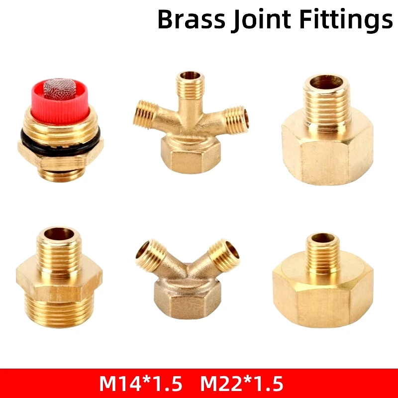 

1/2 3/4 1 BSP M14 22 Brass Reduce Pipe Fitting Male Thread Pneumatic Joint Pesticide Sprayer Connector Garden Irrigation Adapter