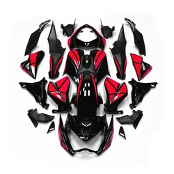 Bodywork Red and black squares Cowling Motorcycle For Kawasaki Z800 2013-2014-2015-2016 Full Fairing Kit Injection