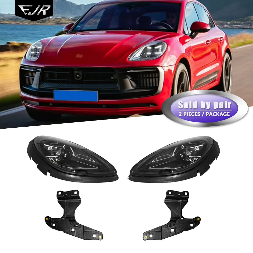 For Porsche Macan 2014-2022 Car LED Headlights Old Upgrade New 2023 Plug And Play Matrix Front Head Light Auto Lamp Accessories