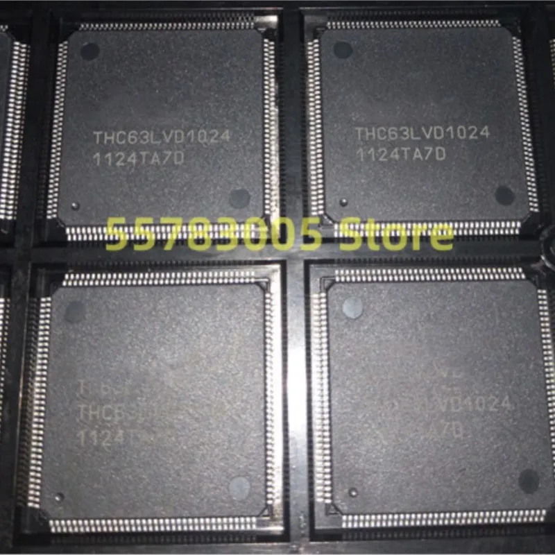 5PCS New THC63LVD1024 QFP144 Emitter chip IC