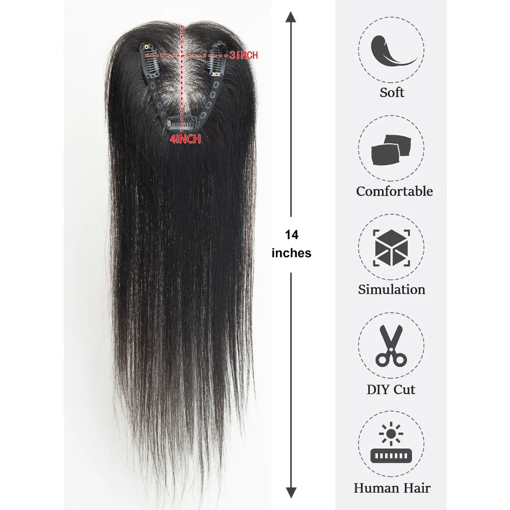 100% الشعر البشري القبعات العالية البني تسليط الضوء على قطع الشعر الجزء الأوسط النساء الشعر توبر مع مشبك قاعدة الدانتيل في وصلات الشعر الطبيعية