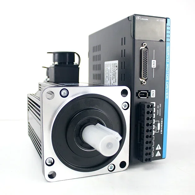 AC Servo Drive 1KW AC220V Servo Motor 4Nm 2500rpm Without Brake With 3 Meter Cables 130M04025+LC30P