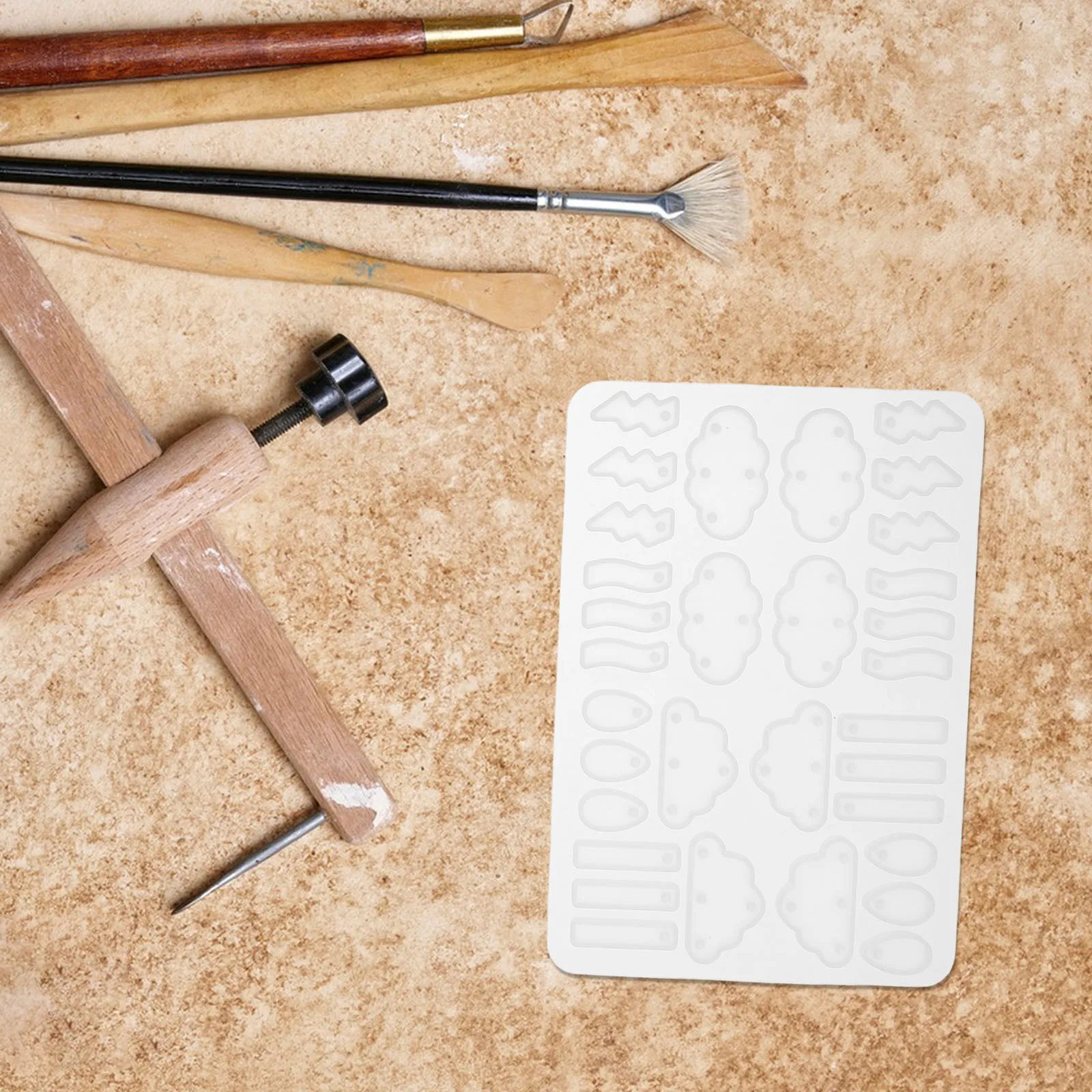 

2pcs Cloud Leaf Earring Mold For Resin Casting Diy Jewelry Making Pendant Craft Epoxy Resin Mold Silicone Jewelry Molds Pendant