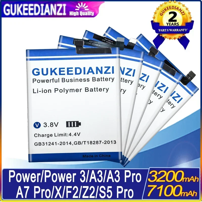 Battery For UMI Umidigi F2 A7 Pro A7Pro A3 Pro A3Pro S5 Pro S5Pro Power 3 Power3 For UMI F1/F1 Play/S3 Pro/X Z2 LONDON ROME X