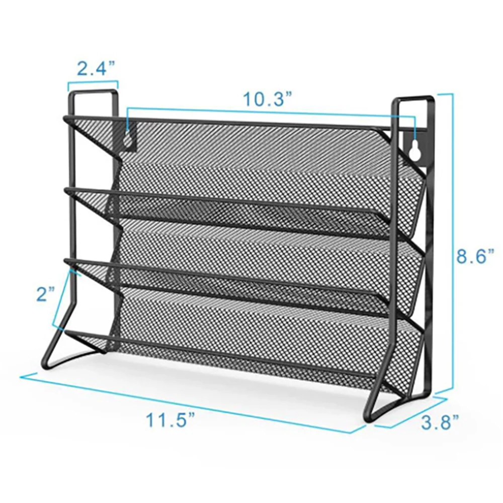 4-Tier Spice Rack Free Standing Counter Spice Organiser Metal Seasoning Bottle Organizer for Kitchen Countertop Cupboard Pantry