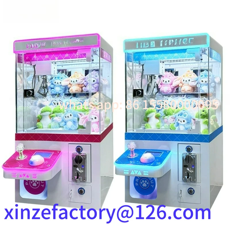 

Customizable New commercial coin-operated children's mini doll grabbing machine