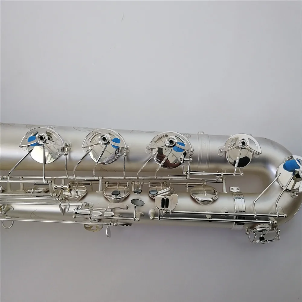 Pinsel versilbert mit niedrigem A #   Key Professionelles Baritonsaxophon