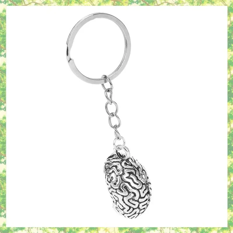 Smart-3X سلسلة المفاتيح الدماغ سبيكة الذكية الدماغ الذكاء حلقة رئيسية فوب سلسلة الطب الإنسان
